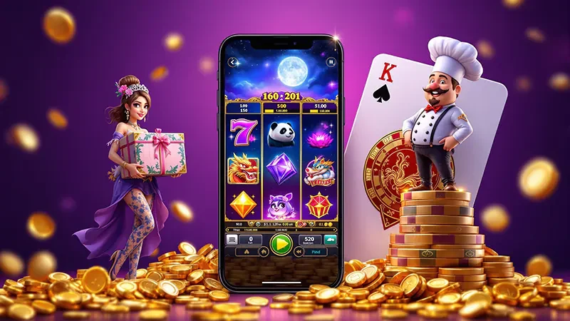 ภาพประกอบการติดตามผลเกมและยอดคงเหลือในบัญชี
